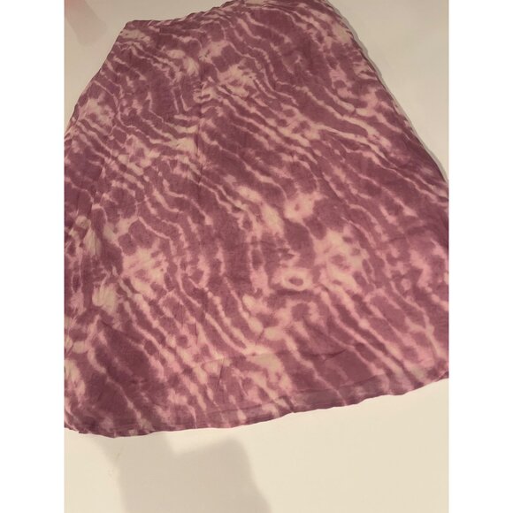 Paige Tie-Dye Midi Skirt Pink & White S - Picture 6 of 6